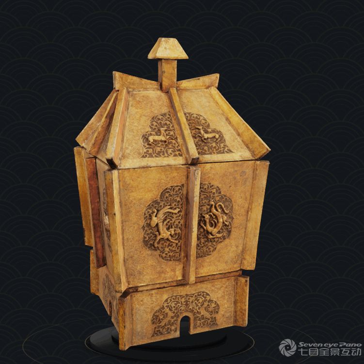 宋辽錾刻金包玉彝